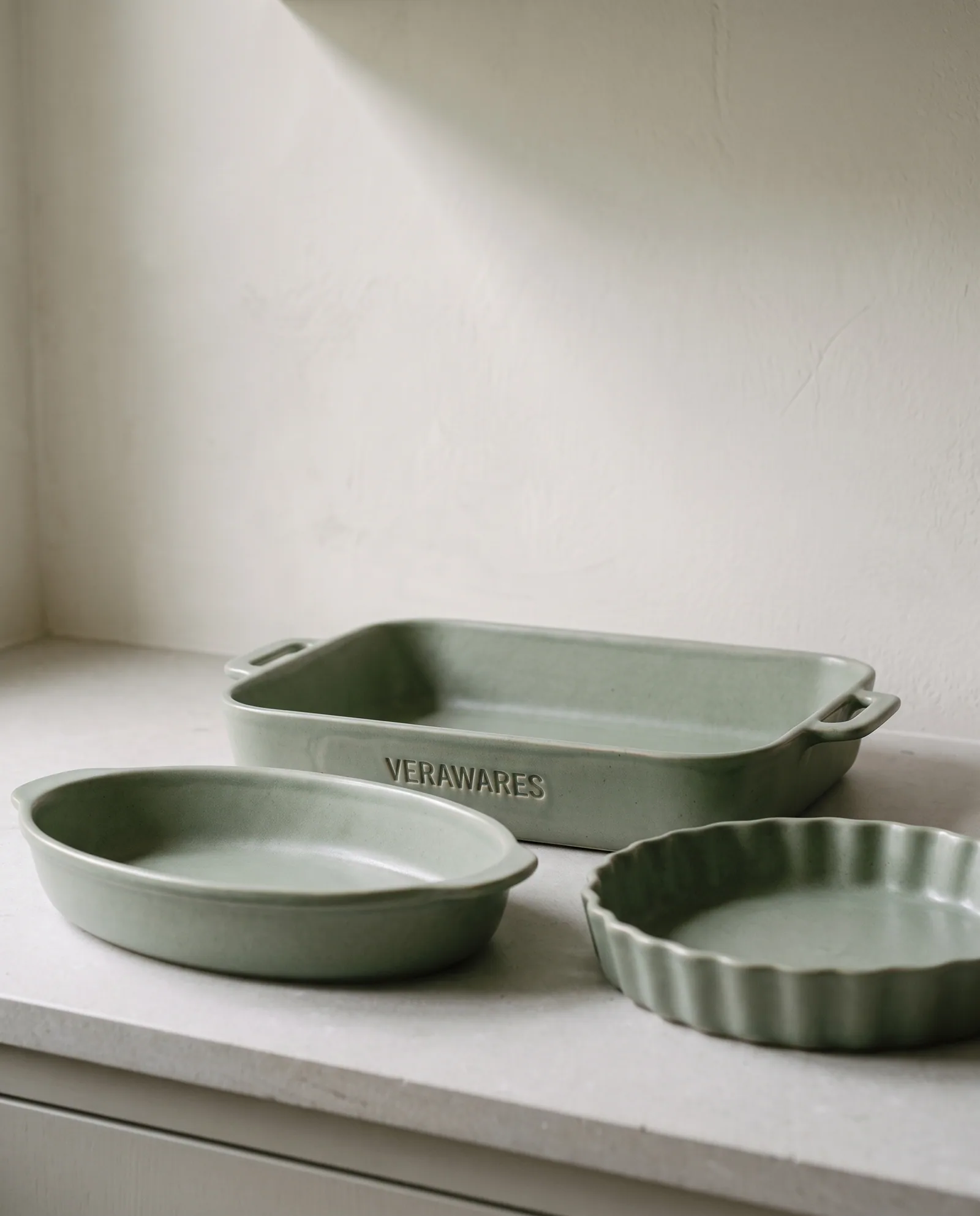 Baker's Set — Rectangular baker, gratin dish and pie dish
