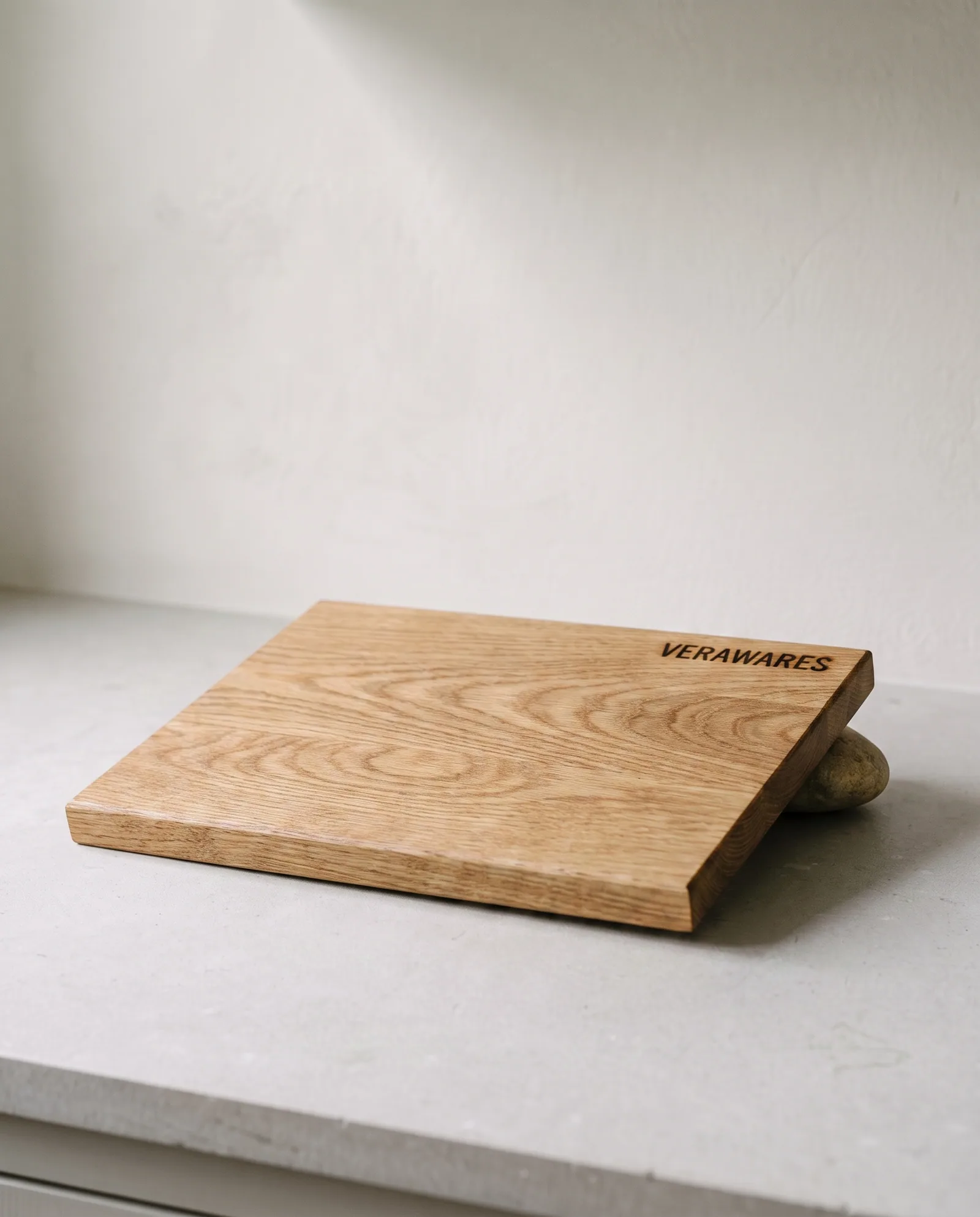 Cutting Board, Small — 30 × 22 cm edge-grain oak board