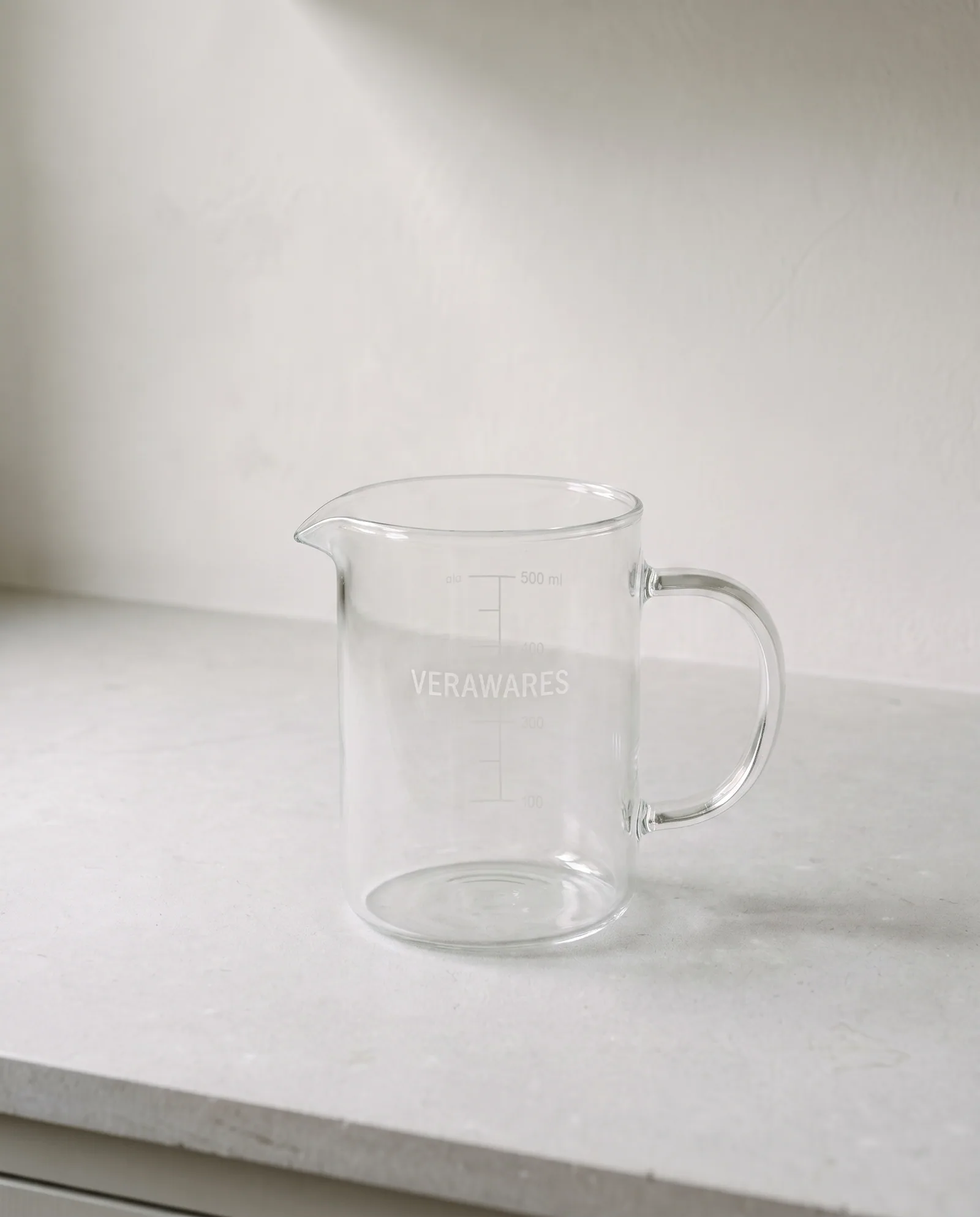 Measuring Jug — 500 ml hand-blown glass measuring jug